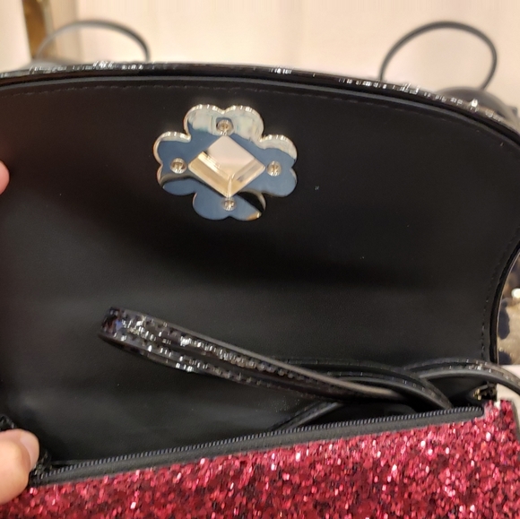 KATE SPADE MINI TOP HANDLE CROSSBDY ODETTE GLITTER - Picture 6 of 8